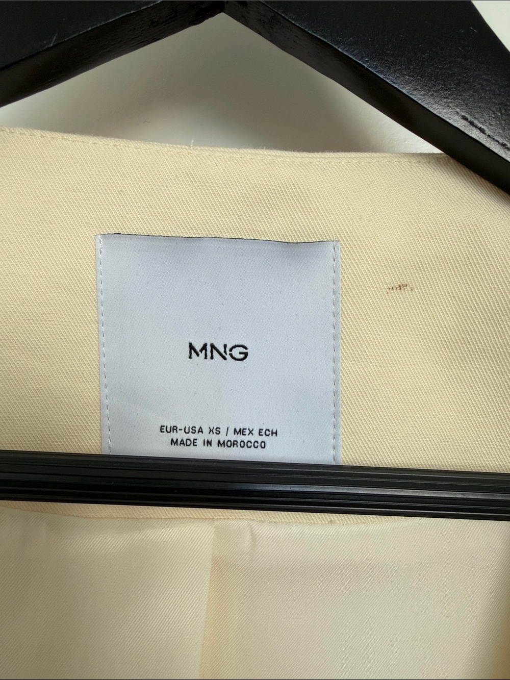 Mango Selection Double Buckle Jacket Linen Blend - Picture 2 of 4